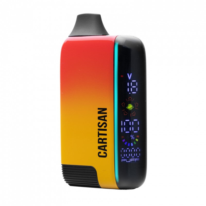 Cartisan Veil Bar Pro EVO 510 vape battery with interactive ambient tube lighting for a stylish vaping experience.