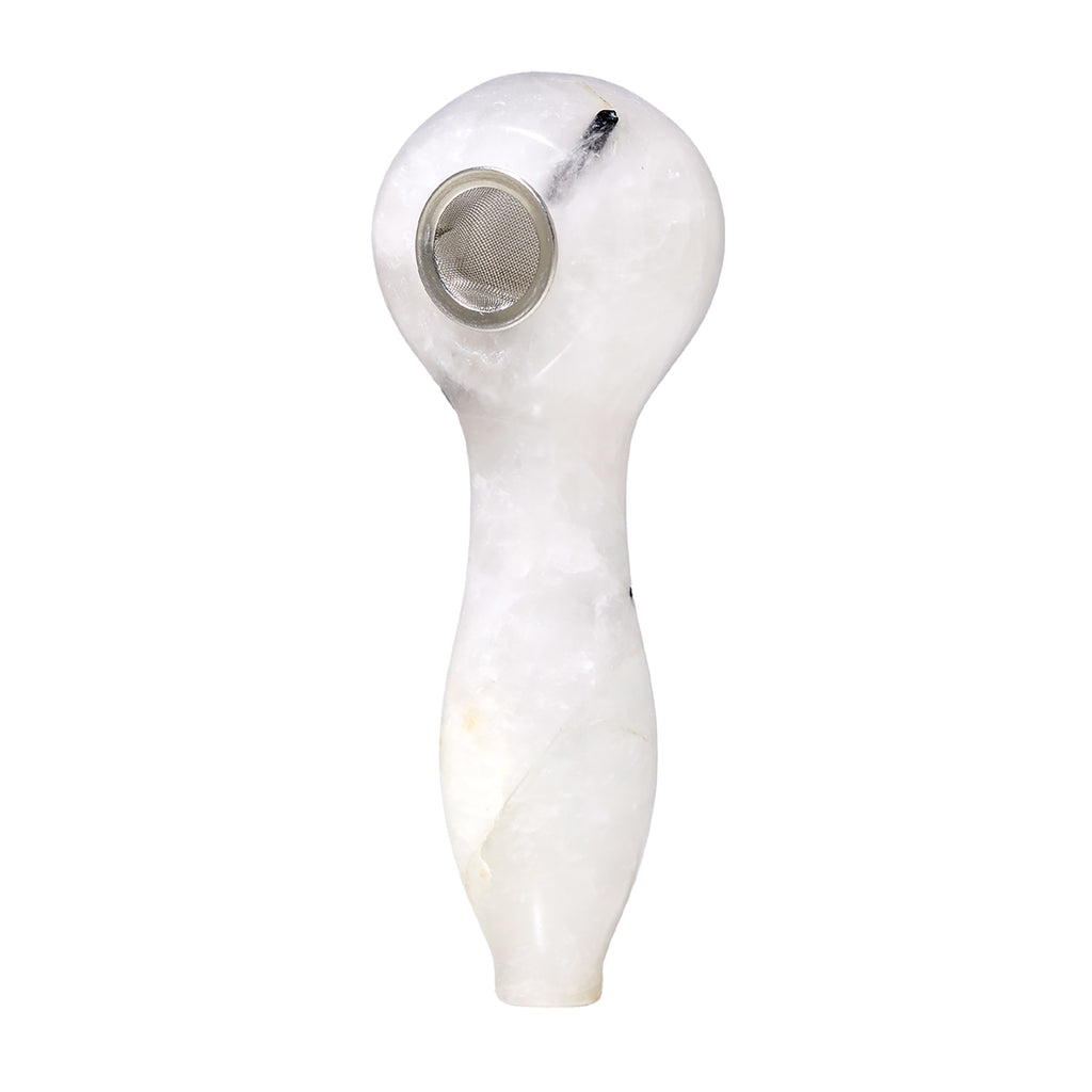 Premium gemstone spoon pipe made from natural materials, delivering unmatched style and performance at Vivant.