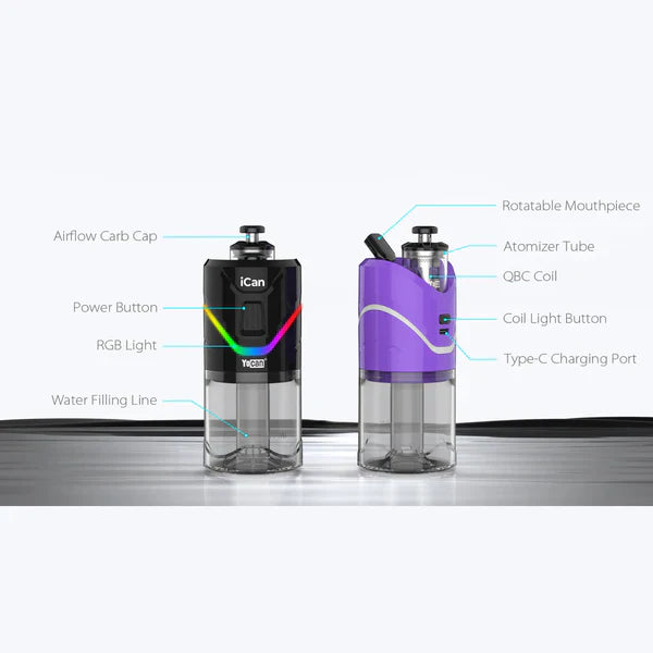 Yocan iCan e-Rig with modern USB Type-C technology.