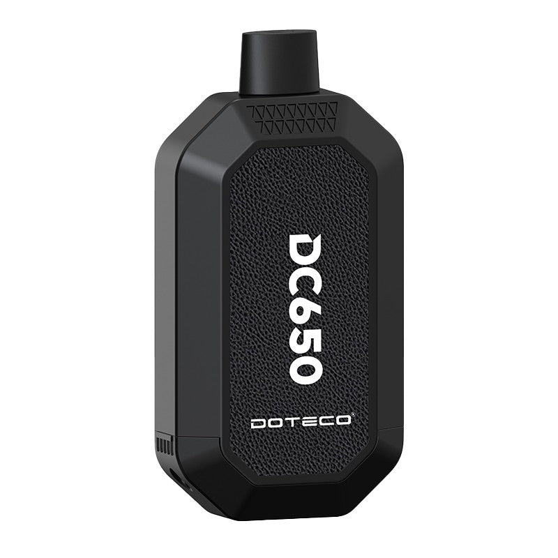 Versatile DoTeCo DC650 vaporizer with dual cartridge capability for diverse vaping options.